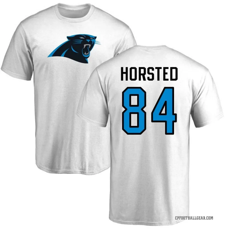 Jesper Horsted Men's White Carolina Panthers Logo T-Shirt -