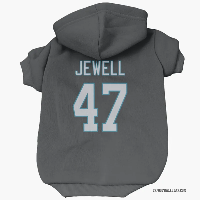 Josey Jewell Black Carolina Panthers Cat & Dog Pet Hoodie