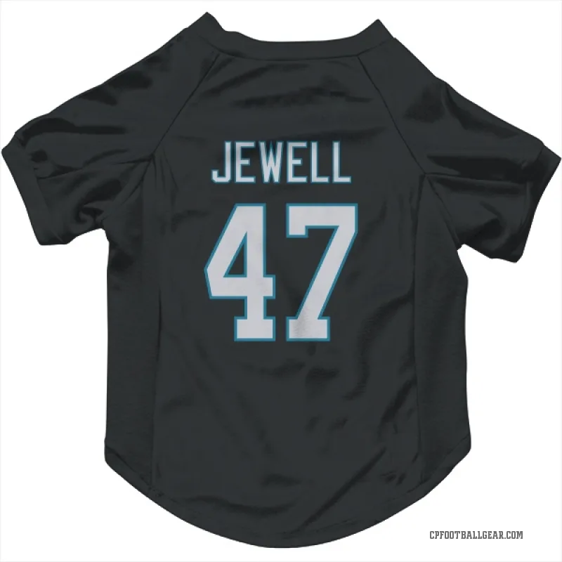 Josey Jewell Black Carolina Panthers Cat & Dog Pet Jersey