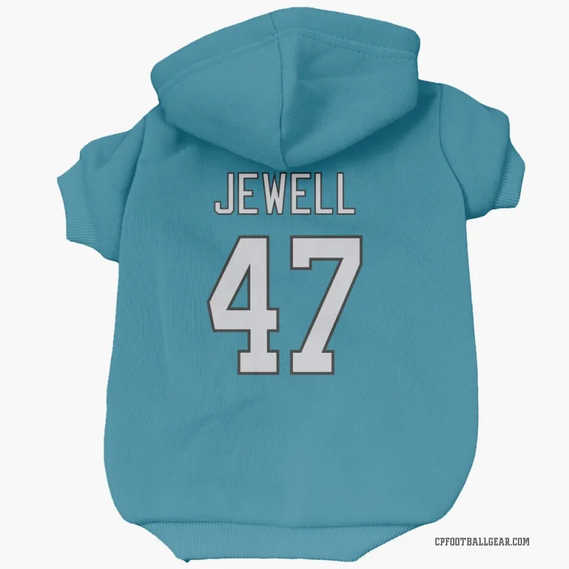 Josey Jewell Blue Carolina Panthers Cat & Dog Pet Hoodie