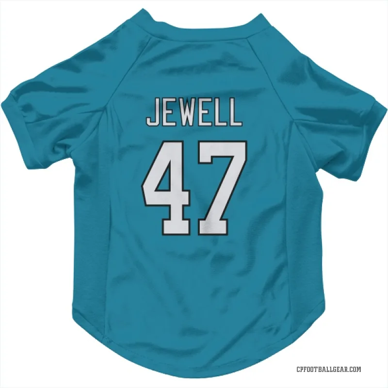 Josey Jewell Blue Carolina Panthers Cat & Dog Pet Jersey