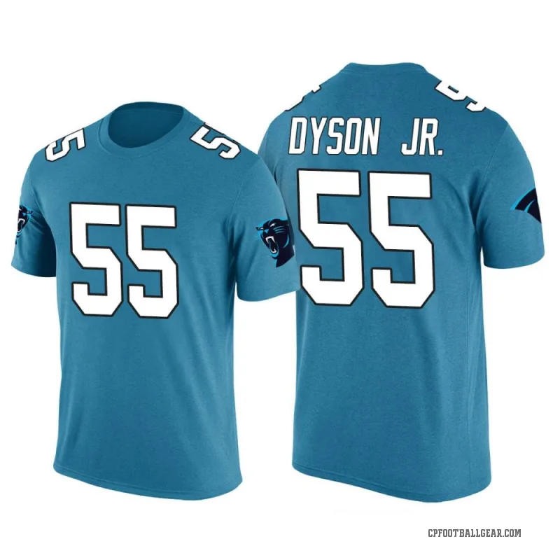 Kenny Dyson Jr. Men's Blue Carolina Panthers Color Rush T-Shirt