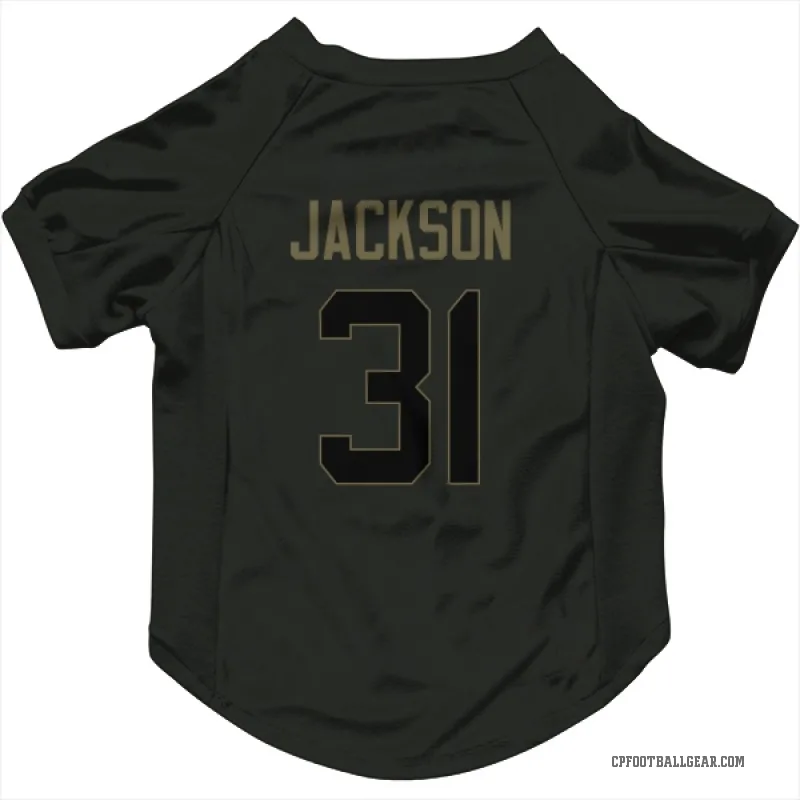 Lamar Jackson Black Carolina Panthers Service Cat & Dog Pet Jersey