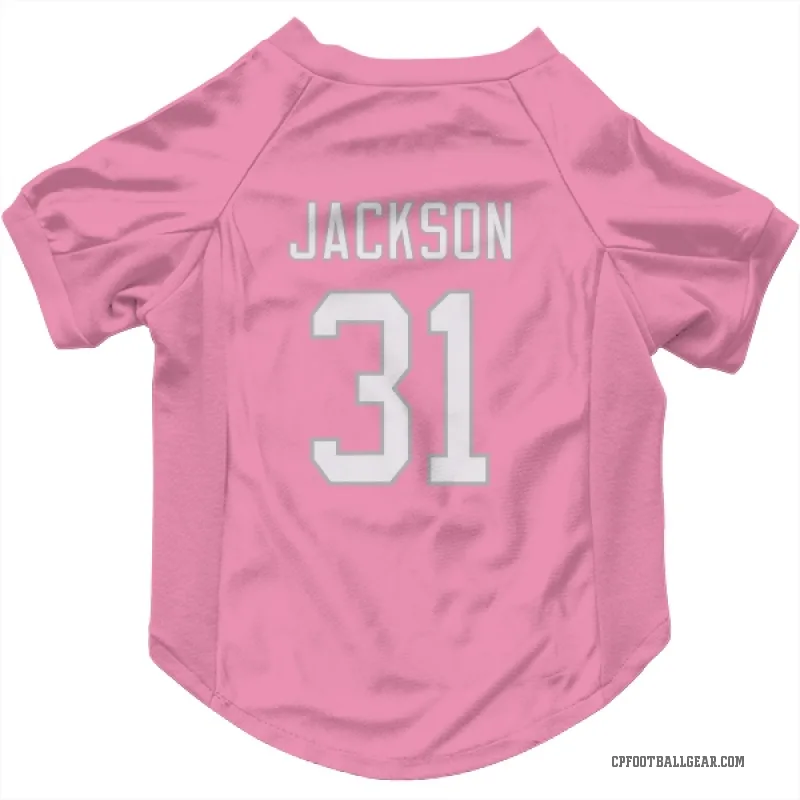 Lamar Jackson Pink Carolina Panthers Cat & Dog Pet Jersey