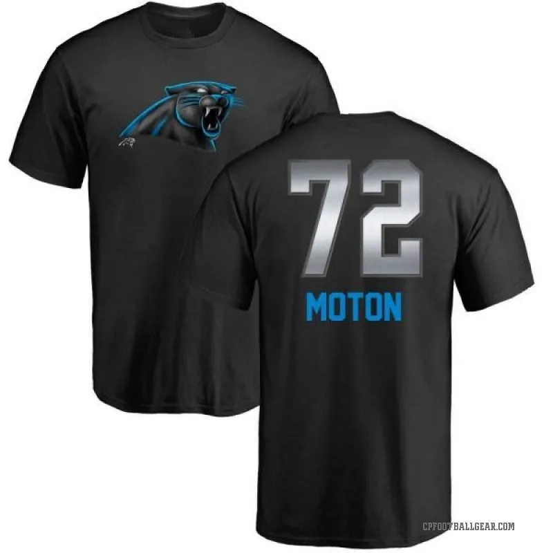 Taylor Moton Men's Black Carolina Panthers Midnight Mascot T-Shirt -