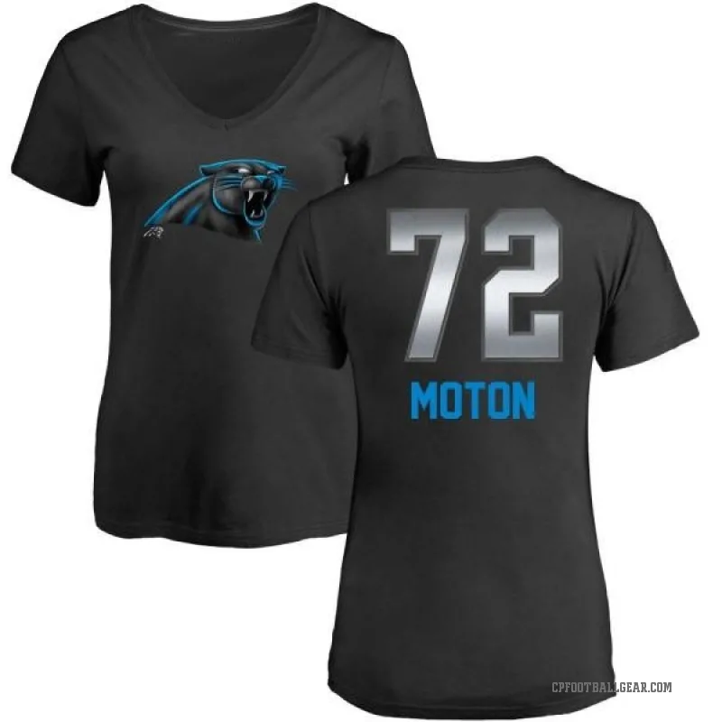 Taylor Moton Women's Black Carolina Panthers Midnight Mascot T-Shirt -